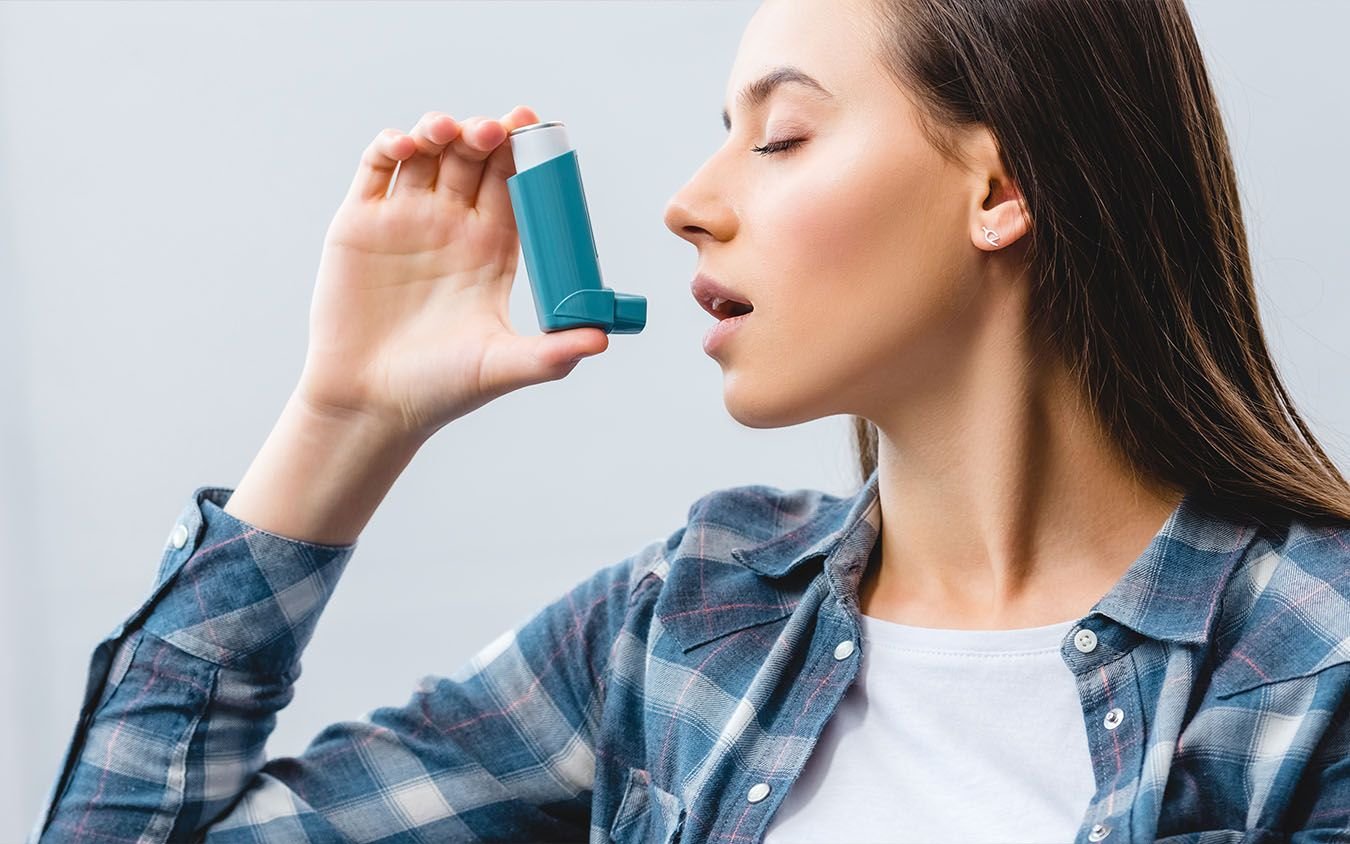 Mujer con Asma
